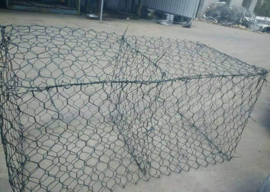 PVC Coated Steel Twisted Hexagonal Wire Mesh 2,0 - 5,0 Mm Diameter Kawat