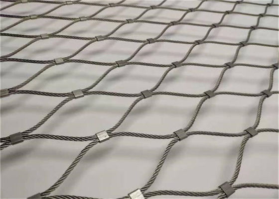 7x19 Fleksibel Stainless Steel Cable Mesh Netting Untuk Railing Tangga