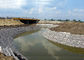 Dilas Dan Hexagonal Berat Seng Dilapisi Kasur Sungai Gabion Untuk Lapisan Saluran
