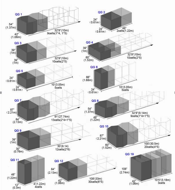 Sistem Penghalang Bastion Pertahanan Kawat Besi Galvanis 3.0mm 50x50mm 1