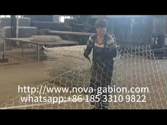 Pembuatan gabion mesh-- Hand grip edge
