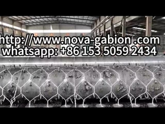 Hexagonal Woven Mesh River Control Gabion Basket Untuk Perlindungan Pantai