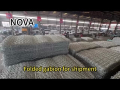Nova Gabion Wire Mesh Pabrik Kotak Batu Hexagonal Galvanized Zinc Lapisan