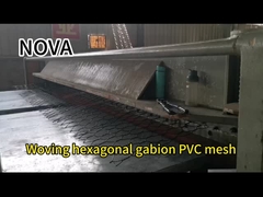 PVC Lapisan Gabion Woven Mesh - tahan lama Heksagonal Stone Cage Net untuk Pengendalian Erosi