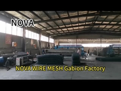 Produksi Gabion Mesh Hexagonal - NOVA WIRE MESH Factory Showcase Untuk Solusi Kandang Batu berkualitas