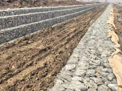 ISO-Certified Gabion Mesh   Hexagonal Double-Twist Design untuk Konstruksi Dinding Pendukung yang Dapat Diandalkan