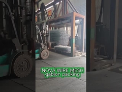 Gabion Tenun Desain Khusus - Pola Dekoratif untuk Arsitektur Lansekap