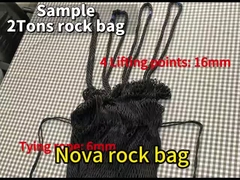 2 Ton Rock Bag Filter Unit Untuk Pengendalian Sungai Dan Pekerjaan Konstruksi Sementara