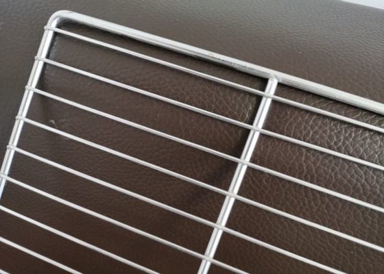 Jaring Panggangan Barbekyu Persegi Panjang Stainless Steel Mudah Dibersihkan Untuk Bbq Luar Ruangan