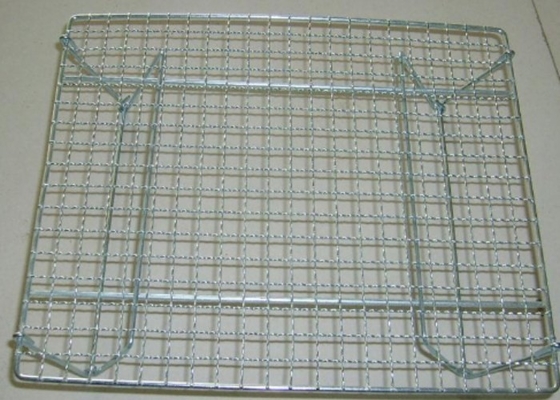 Ringan 304 Stainless Steel Mesh Bbq Dapat Digunakan Kembali Disesuaikan