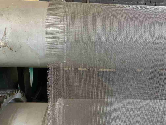 Metallik Square Dekoratif Wire Mesh Stainless Steel Weave Wire Mesh Screen Fabric