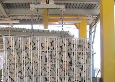 Praktis Dilas Mesh Gabions Keranjang, Kasur Gabion Kawat Besi Karbon Rendah