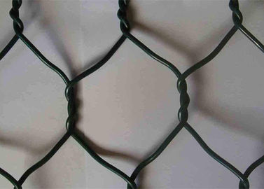 Baja Ringan PVC Dilapisi Gabion Ganda Twisted Hexagonal Wire Mesh Keranjang