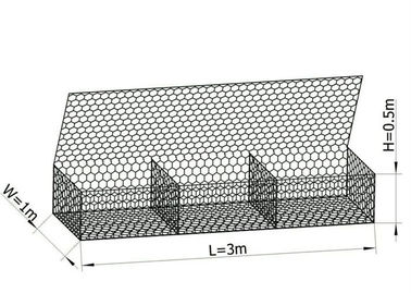 Kasur Batu Bentuk Hexagonal, Kasur Kawat Dilapisi Plastik
