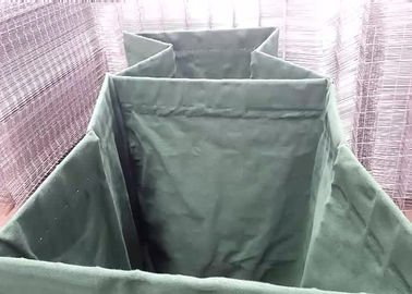 Pasir yang Diisi Pertahanan Barrikada Pertahanan Penghalang Mesh Las Umur Panjang