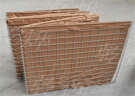 Sistem Penghalang Bastion Pertahanan Kawat Besi Galvanis 3.0mm 50x50mm