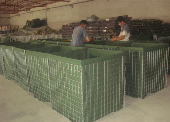 75x75mm 6.0mm Pertahanan iter Penghalang Tersalding penghalang diisi pasir pengendalian banjir mudah dipasang