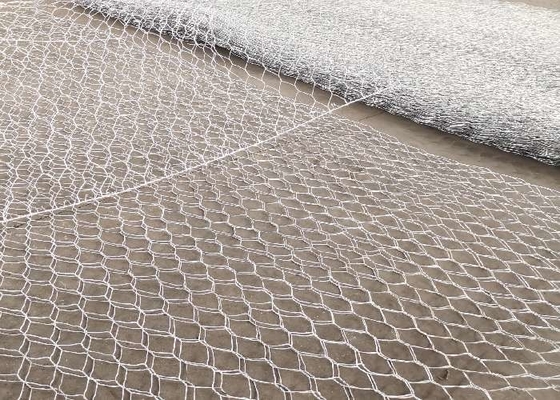 3x1x0.5m 80x100mm Metal Gabion Baskets Riverbank Stability Woven Box