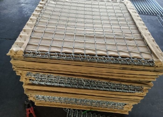 Geotekstil Kain Berat 300g/M2 Pasir Bastion Lubang dinding Ukuran 76.2x76.2mm Kekuatan tinggi