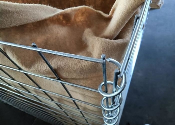 iter  Penghalang dengan 4.0mm 5.0mm Wire Mesh Hot dip dicelupkan Galvanized Finish Biaya Ekonomi