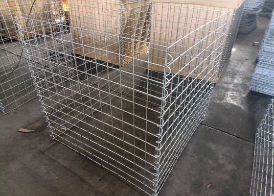Aman Dan Landscaping Dibuat Mudah Dilas Gabion Box Pertahanan iter Penghalang 76.2 X 76.2mm 4.0mm