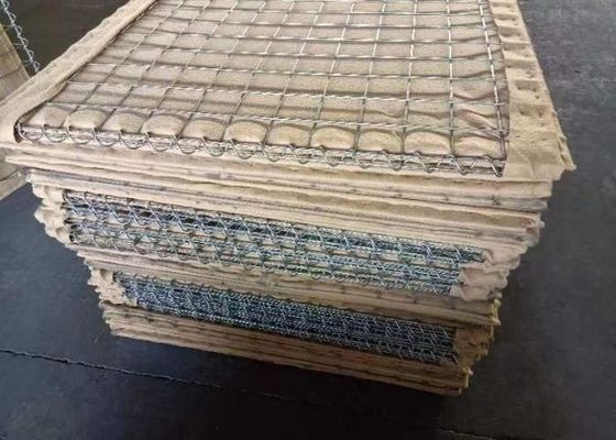 Heavy Duty Wire Panel Penghalang iter dengan permukaan berlapis seng dan sambungan kawat spiral