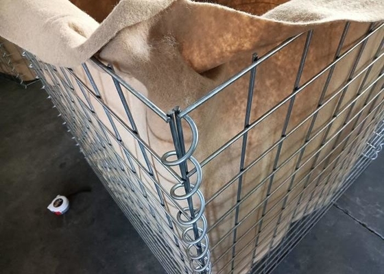 75x75mm 6.0mm Pertahanan iter Penghalang Tersalding penghalang diisi pasir pengendalian banjir mudah dipasang