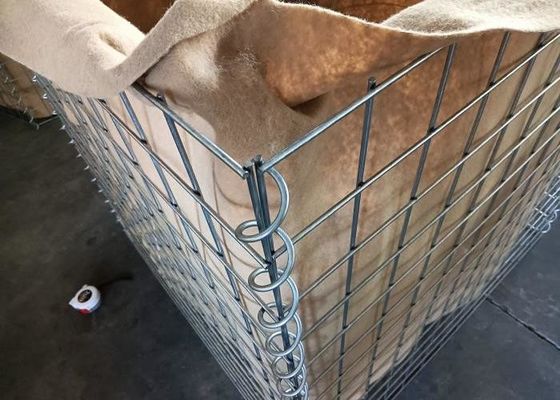 75x75mm 6.0mm Pertahanan iter Penghalang Tersalding penghalang diisi pasir pengendalian banjir mudah dipasang