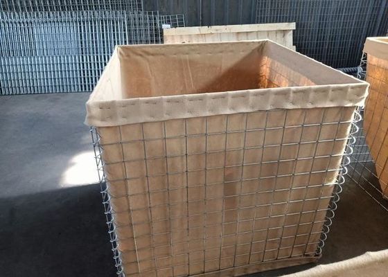 Galvanized Steel Wire Penghalang Pasir iter Untuk Infrastruktur Kritis