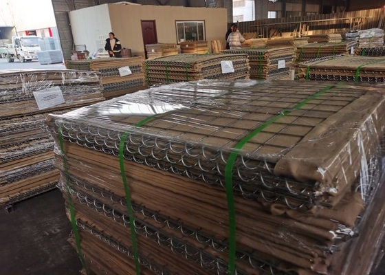 Barrier Pertahanan iter Ekonomi Jarak spiral 4mm diisi pasir