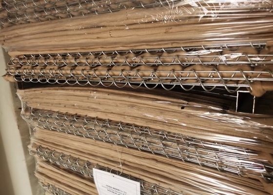 Galvanized Steel Wire Penghalang Pasir iter Untuk Infrastruktur Kritis