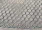 Silver Galvanized Gabion Wire Mesh Untuk Sistem Dinding Penahan 80mmx100mm