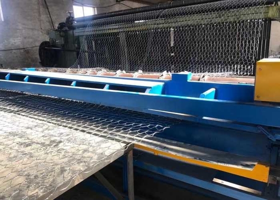 200g Galvanized Wire Metal Gabion Baskets Ukuran Lubang 80 * 100mm Untuk Pekerjaan Irigasi