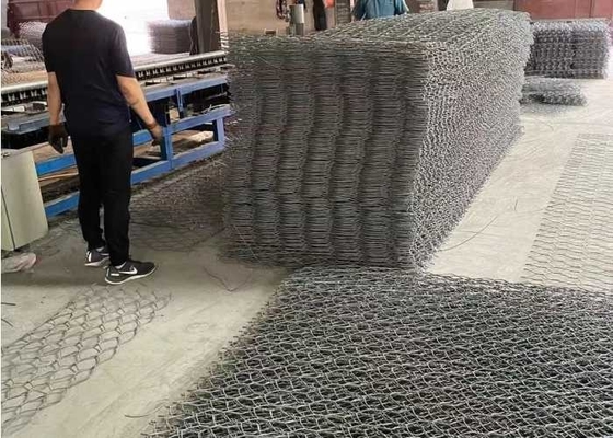 Kasur Gabion Galvanis 4.0mm Ukuran Mesh 60x80mm