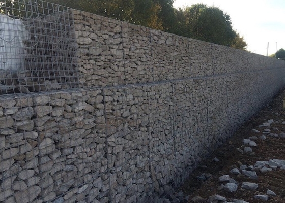 Galvanized Anti Rust Welded Mesh Gabion Untuk Perlindungan Lereng