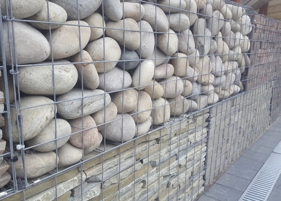 Pvc Coating Zinc Wire Welded Mesh Gabion Untuk Dekorasi Halaman Rumah Bagian Dalam