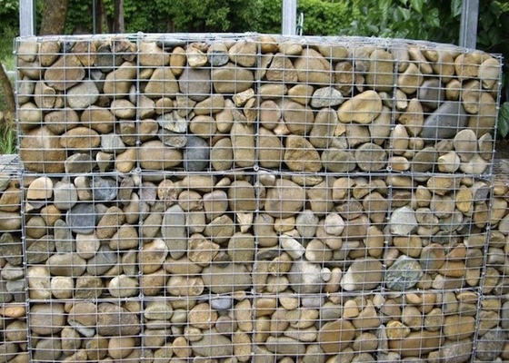 3x1x1m 60x80mm Dinding Penahan Keranjang Gabion Tahan Lama