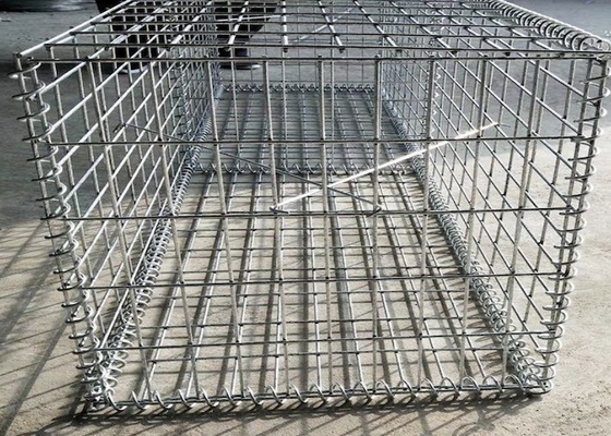 Kotak Gabion Galvanis Tahan Korosi Tugas Tinggi Untuk Dekorasi Taman