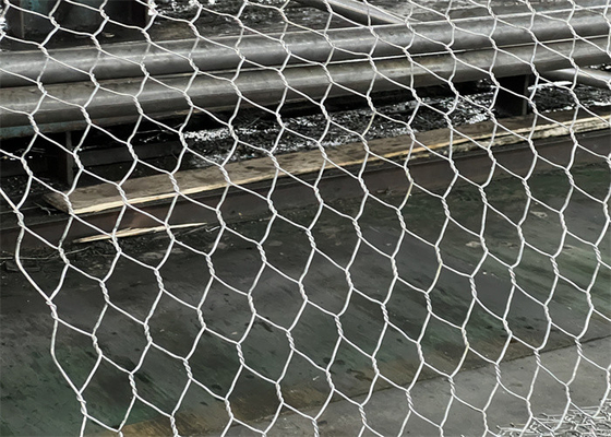 1x1x1m Gabion Wire Mesh Lapisan PVC Ketebalan 0.2-1mm
