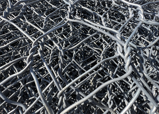 Heavy Duty Hexagonal logam kawat dinding gabion Korosi Resistance Zinc Lapisan 240g/m2
