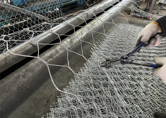 2.0mm-4.0mm Diameter Gabion Wire Mesh Untuk Kinerja Tinggi