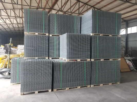Gampang Instalasi Gabion Welded Cages / Gabion Basket / Rock Diisi Gabion Cages Dengan 75mmx75mm Mesh Size