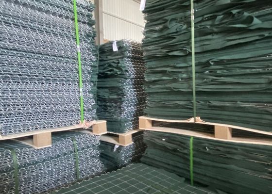 5.0mm Mesh Wire Panel Penghalang iter Dengan Geotextile Fabric Berat 300g/m2