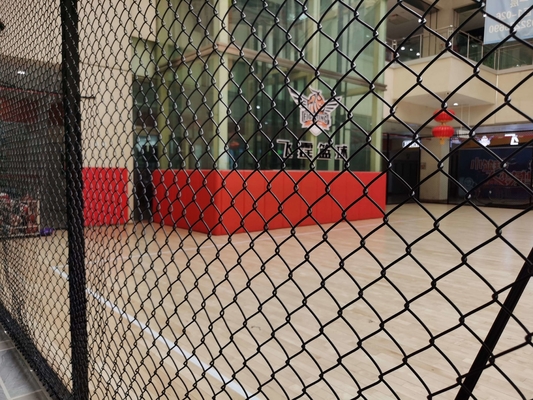 Bespoke Roll Carbon Steel Rhomboid Chain Link Fence Mesh Untuk Perumahan Atau Pertanian