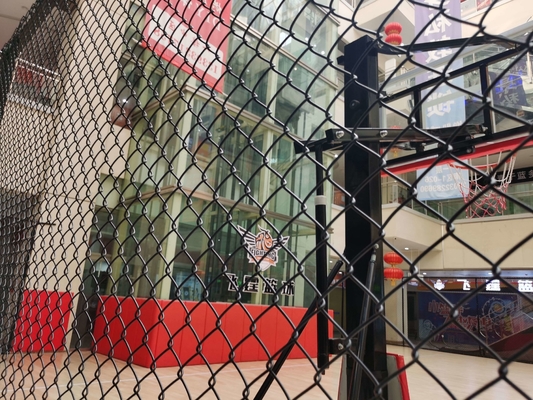 3.0mm Galvanized Chain Link Pagar Untuk Keamanan Komersial Bsaketball Court Playground