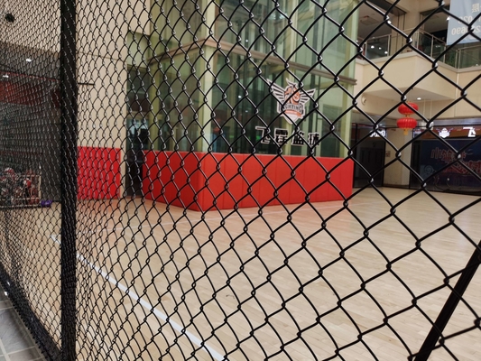 150g/M2 Lapisan Romboid Chain Link Pagar Mesh 3mm OD