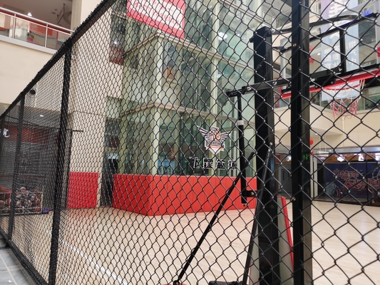 150g/M2 Lapisan Romboid Chain Link Pagar Mesh 3mm OD