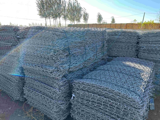 2*1*0.5m 2*1*1m 3*1*1m Galfan Gabion Basket Woven