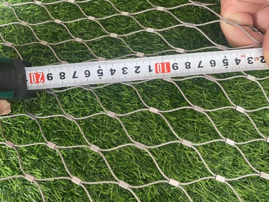 304 Stainless Steel Rope Net ️ Rantai Kabel tahan lama untuk Burung dan Tanaman, Ideal untuk Peternakan Unggas, Keamanan Taman, dan Lapangan Sepak Bola