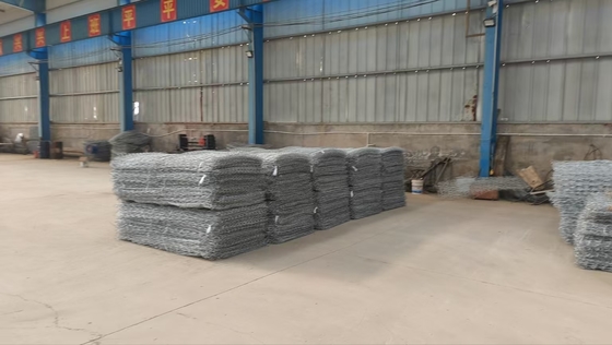 Keranjang Gabion Galvanis untuk Perlindungan Sungai dan Lempongan